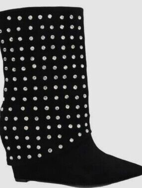 YOKI Wedge Heel Booties - 8.5
